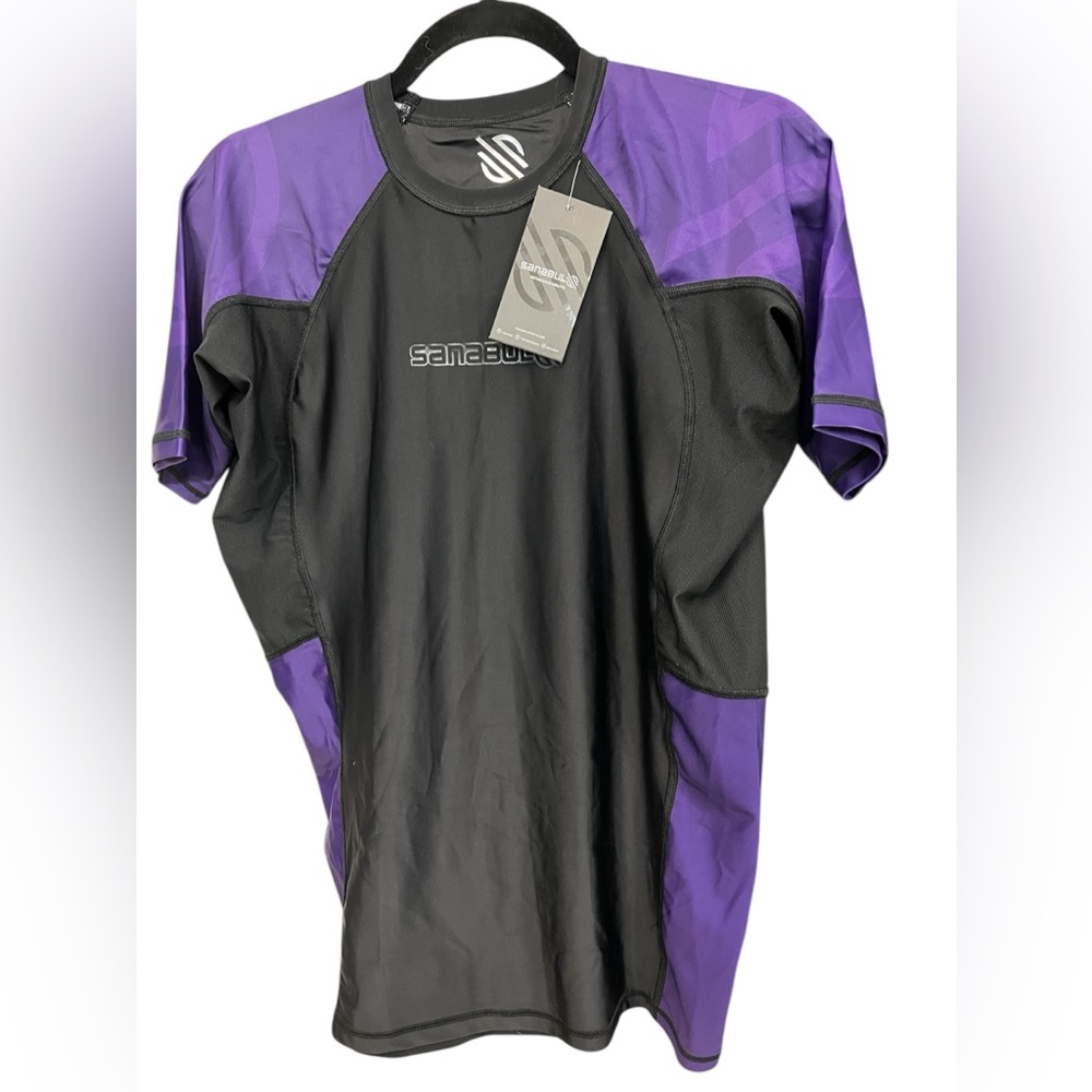 Sanabul Purple and Black Rash Guard